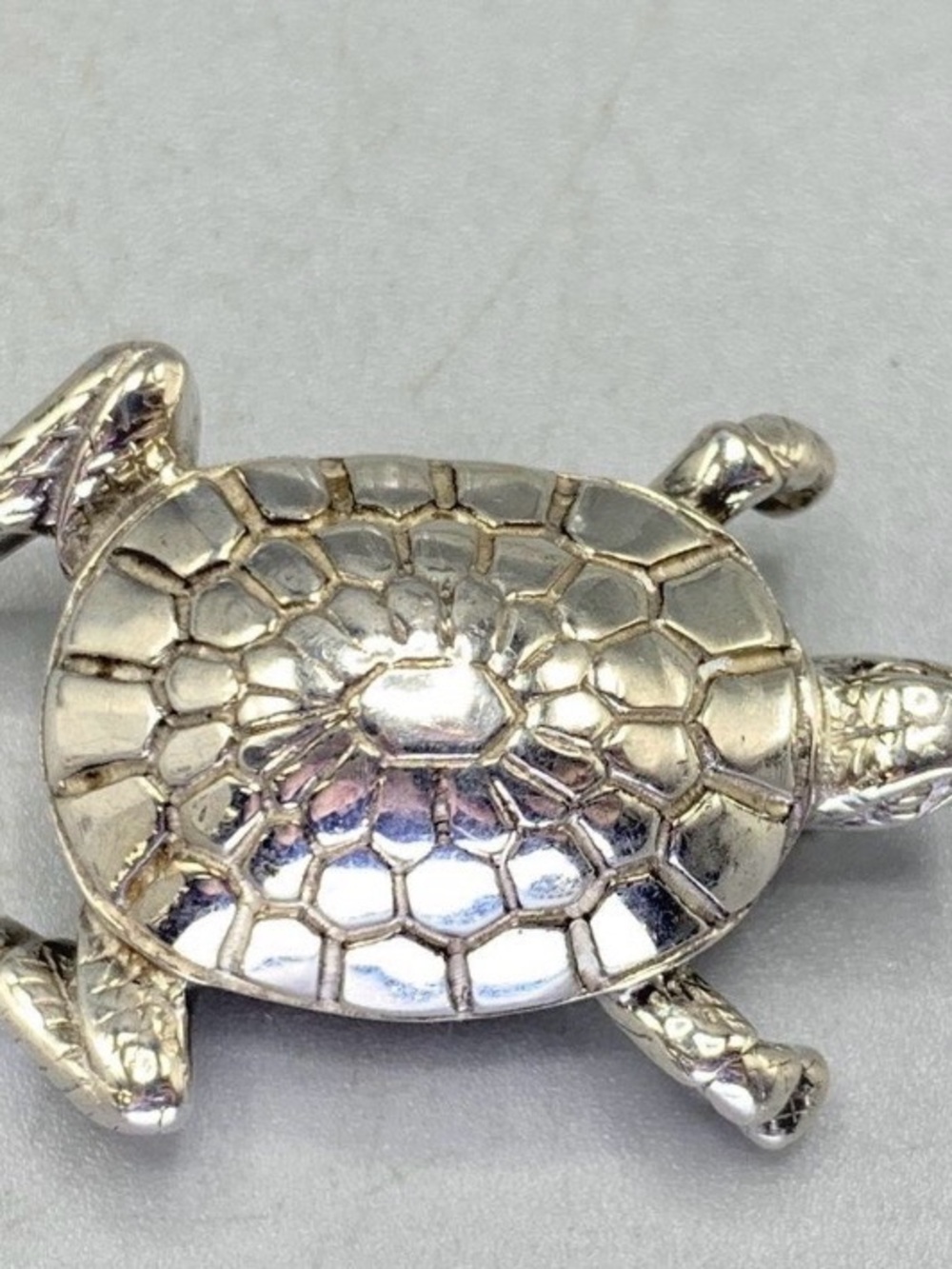 Tiffany and Co. Turtle Brooch Sterling Silver